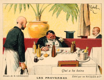Hij die Gedronken Heeft, Zal Drinken door French School